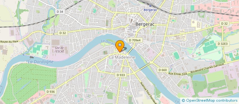 localisation de l'entreprise SCI ZEN à BERGERAC
