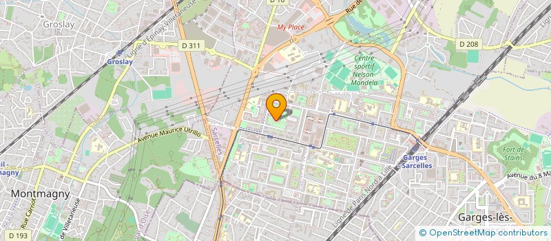 localisation de l'entreprise SCI ZEN à SARCELLES