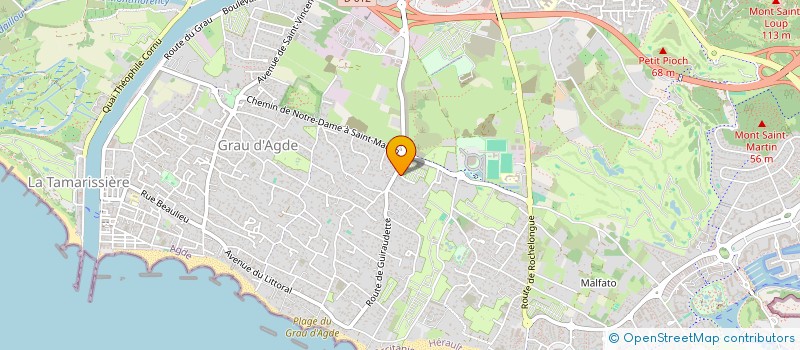 localisation de l'entreprise SCI ZEN à MANDELIEU-LA-NAPOULE