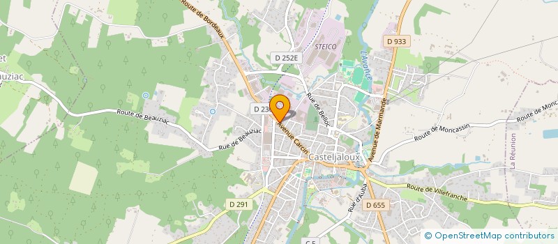 localisation de l'entreprise SCI ZEN  CASTELJALOUX