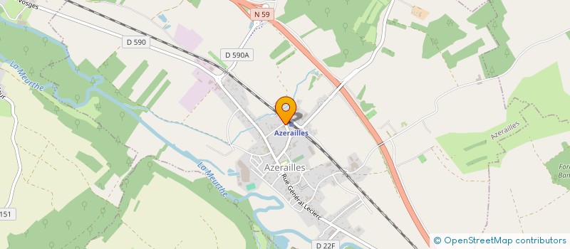 localisation de l'entreprise SCI ZEN  AZERAILLES