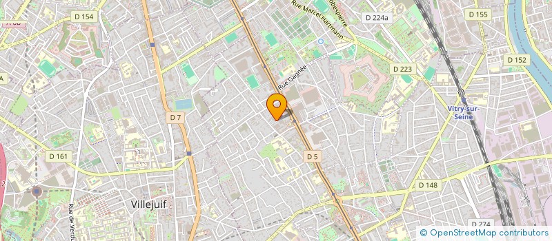 localisation de l'entreprise SCI ZEN  VITRY-SUR-SEINE