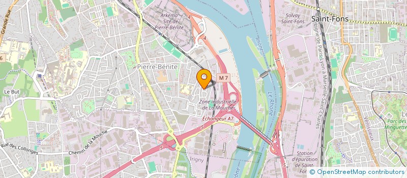 localisation de l'entreprise SCI ZEN'ATTITUDE  OULLINS-PIERRE-BENITE