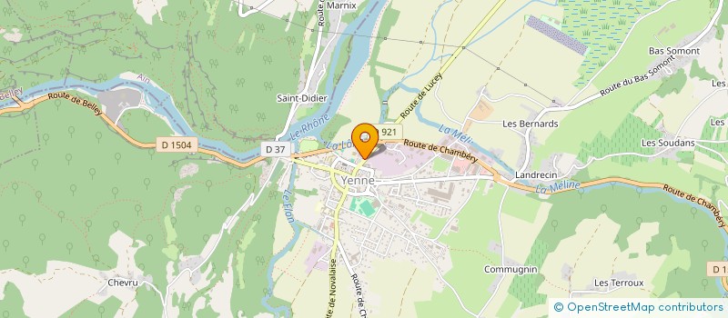 localisation de l'entreprise SCI ZEN IMMOBILIER  YENNE