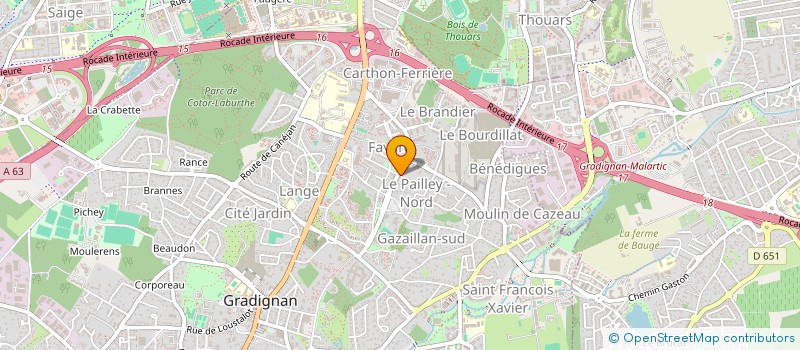 localisation de l'entreprise SCI ZENAPPOLINE  GRADIGNAN