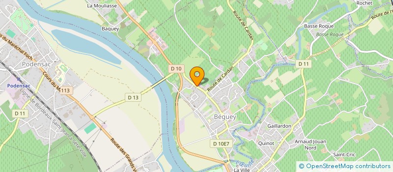 localisation de l'entreprise SCI ZENDIS  BEGUEY