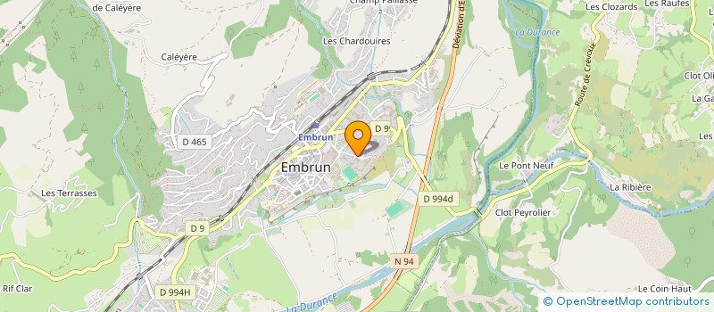 localisation de l'entreprise SCI ZENE  EMBRUN