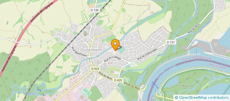 localisation de l'entreprise SCI ZENITH  DRUSENHEIM