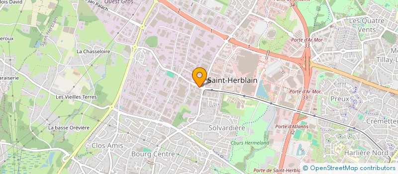 localisation de l'entreprise SCI ZENITH à ORVAULT