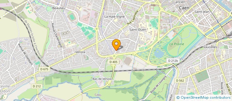 localisation de l'entreprise SCI ZENITH à CAEN