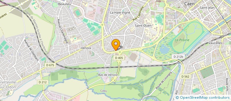 localisation de l'entreprise SCI ZENITH.58 à CAEN