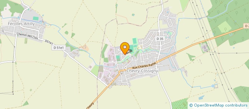 localisation de l'entreprise SCI ZENITH  CHEVRY-COSSIGNY