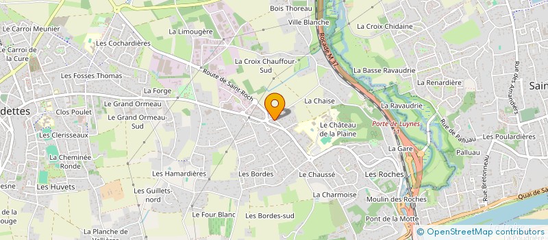 localisation de l'entreprise SCI ZENITH TOURS à FONDETTES