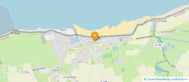 localisation de l'entreprise SCI ZENITUDE  GRANDCAMP-MAISY