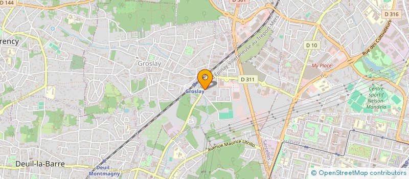 localisation de l'entreprise SCI ZENKA  GROSLAY