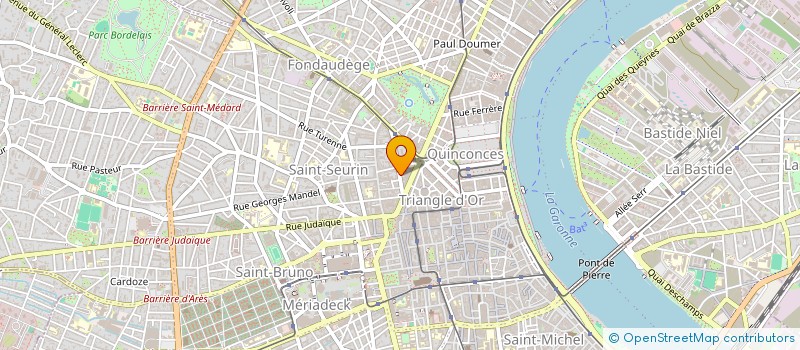 localisation de l'entreprise SCI ZEPHIR  BORDEAUX