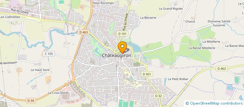 localisation de l'entreprise SCI ZEPHYR  CHATEAUGIRON