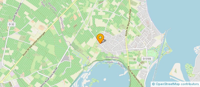 localisation de l'entreprise SCI ZEPHYR à MARSEILLAN