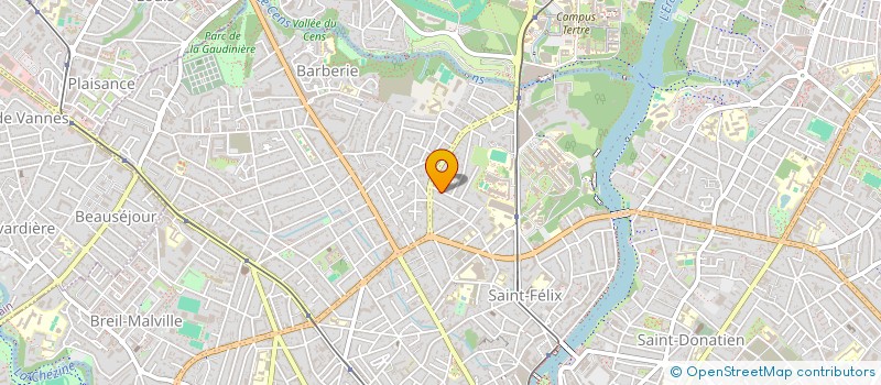 localisation de l'entreprise SCI ZEPHYR  NANTES