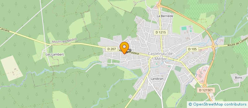 localisation de l'entreprise SCI ZEPHYR  CASTELNAU-DE-MEDOC