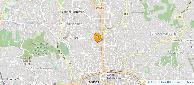 localisation de l'entreprise SCI ZEPHYR  CANNES