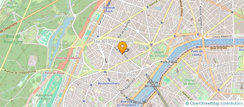 localisation de l'entreprise SCI ZEPHYR LHOMOND  PARIS