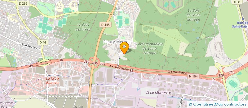 localisation de l'entreprise SCI ZEPON à FLEURY-MEROGIS