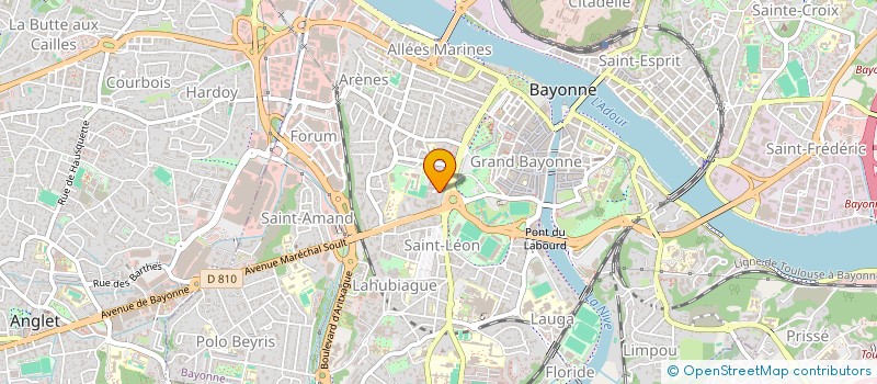 localisation de l'entreprise SCI ZER GOCHOA à BAYONNE