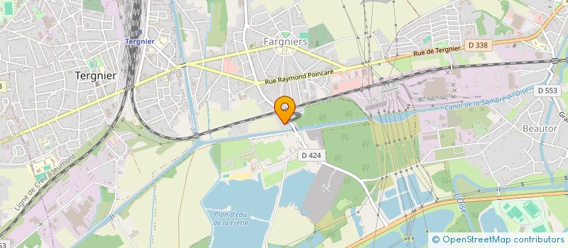 localisation de l'entreprise SCI ZEREP  TERGNIER