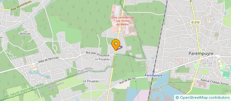 localisation de l'entreprise SCI ZERKA à LE PIAN-MEDOC