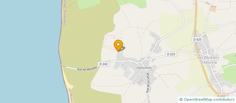 localisation de l'entreprise SCI ZEROCINQ  LES MOITIERS-D'ALLONNE