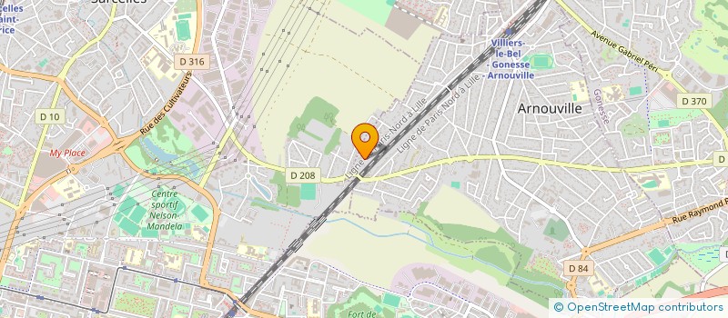 localisation de l'entreprise SCI ZERYA  ARNOUVILLE