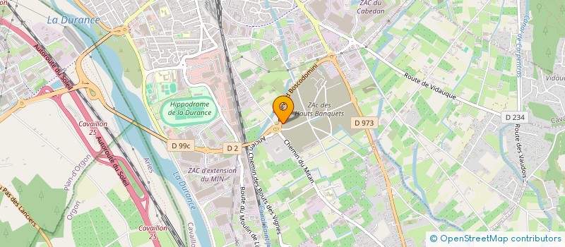 localisation de l'entreprise SCI ZETA  CAVAILLON