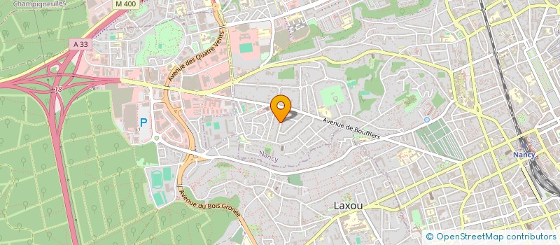 localisation de l'entreprise SCI ZETOONS  NANCY