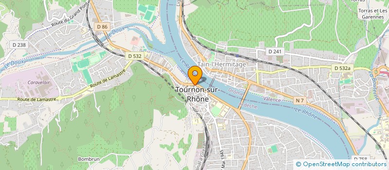 localisation de l'entreprise SCI ZETTING-BENOIT à TOURNON-SUR-RHONE