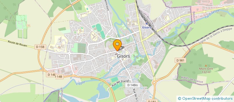 localisation de l'entreprise SCI ZEUS à GISORS