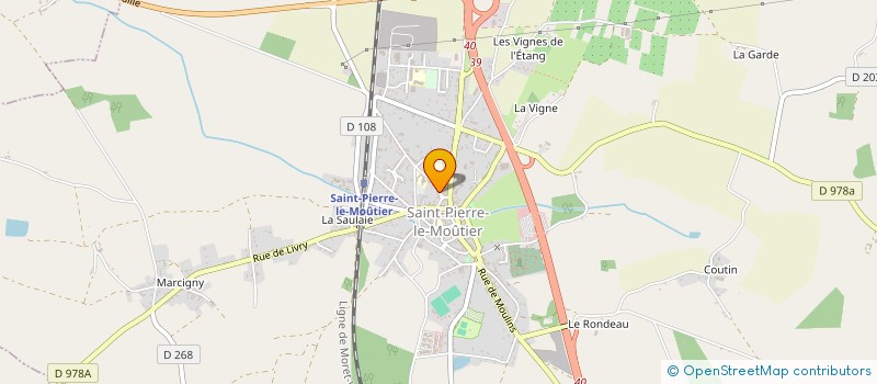 localisation de l'entreprise SCI ZEUS à SAINT-PIERRE-LE-MOUTIER