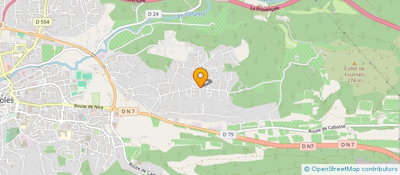 localisation de l'entreprise SCI ZEUS  BRIGNOLES
