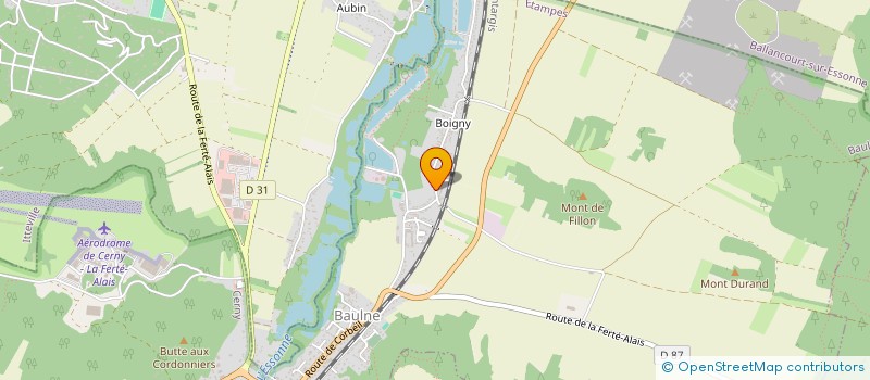 localisation de l'entreprise SCI ZEUS IMMO  BAULNE