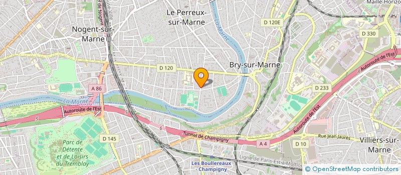 localisation de l'entreprise SCI ZEUS IMMOBILIER  LE PERREUX-SUR-MARNE