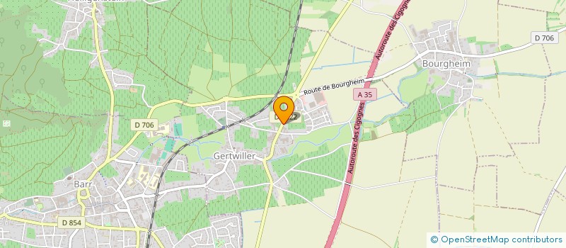 localisation de l'entreprise SCI ZEYSSOLFF  GERTWILLER