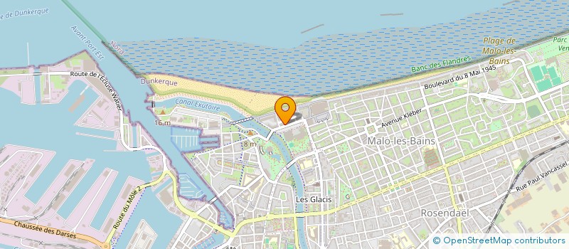 localisation de l'entreprise SCI ZHAN à DUNKERQUE