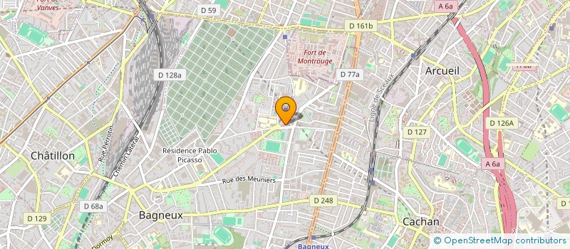 localisation de l'entreprise SCI ZHAN-LIU  BAGNEUX