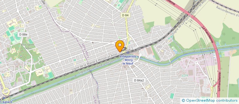 localisation de l'entreprise SCI ZHENG  MITRY-MORY