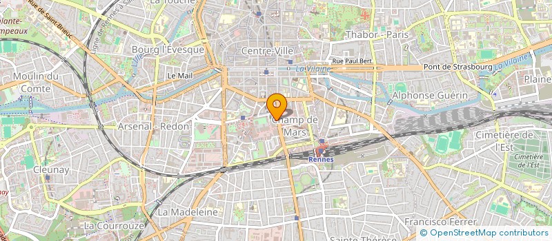 localisation de l'entreprise SCI ZHENO  RENNES