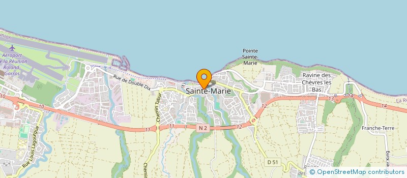 localisation de l'entreprise SCI ZHU à SAINTE-MARIE