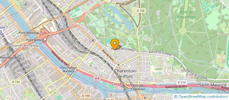 localisation de l'entreprise SCI ZHUO PATRIMOINE  CHARENTON-LE-PONT