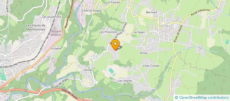 localisation de l'entreprise SCI ZIA  VILLAZ