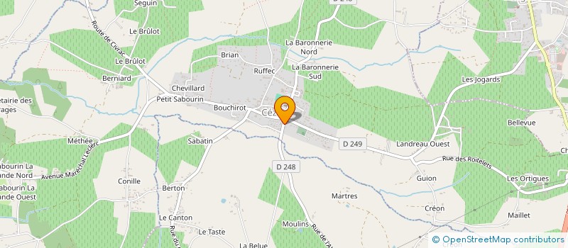 localisation de l'entreprise SCI ZIA  CEZAC