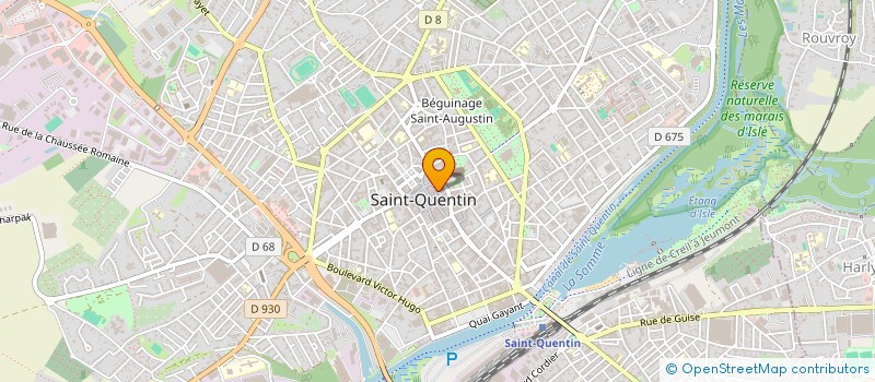 localisation de l'entreprise SCI ZIAD & FILS à SAINT-QUENTIN